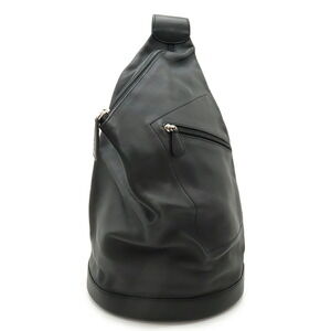 Loewe Anton sling Shoulder Bag black leather